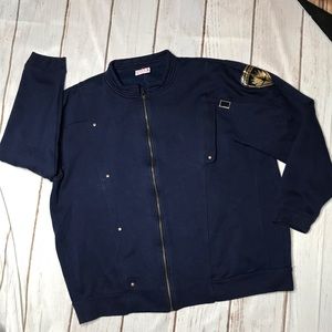 Marvel Honorary Guardians of Galaxy Zip Up sweatshirt Jacket Navy Mens Size XXL